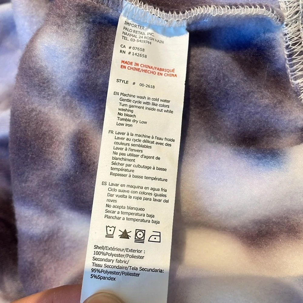 M Powerpuff Girls Tie-Dye Cropped Hoodie from Cartoon Network - Picture 7 of 7